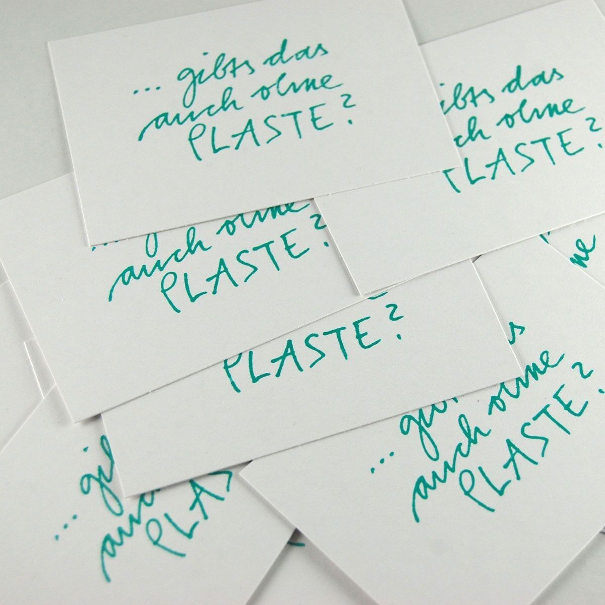 10 carte stampate: ... è disponibile anche senza PLASTE?