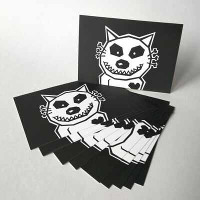 10 cartes postales à recycler : Belbonny le chat