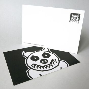 10 cartes postales de recyclage avec cochon dangereux 2