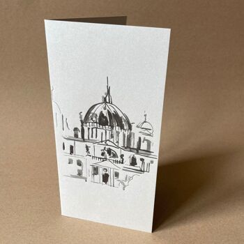 10 cartes de vœux grises avec enveloppes recyclées 2