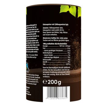 Birkengold boire du cacao sans sucre 200g 3