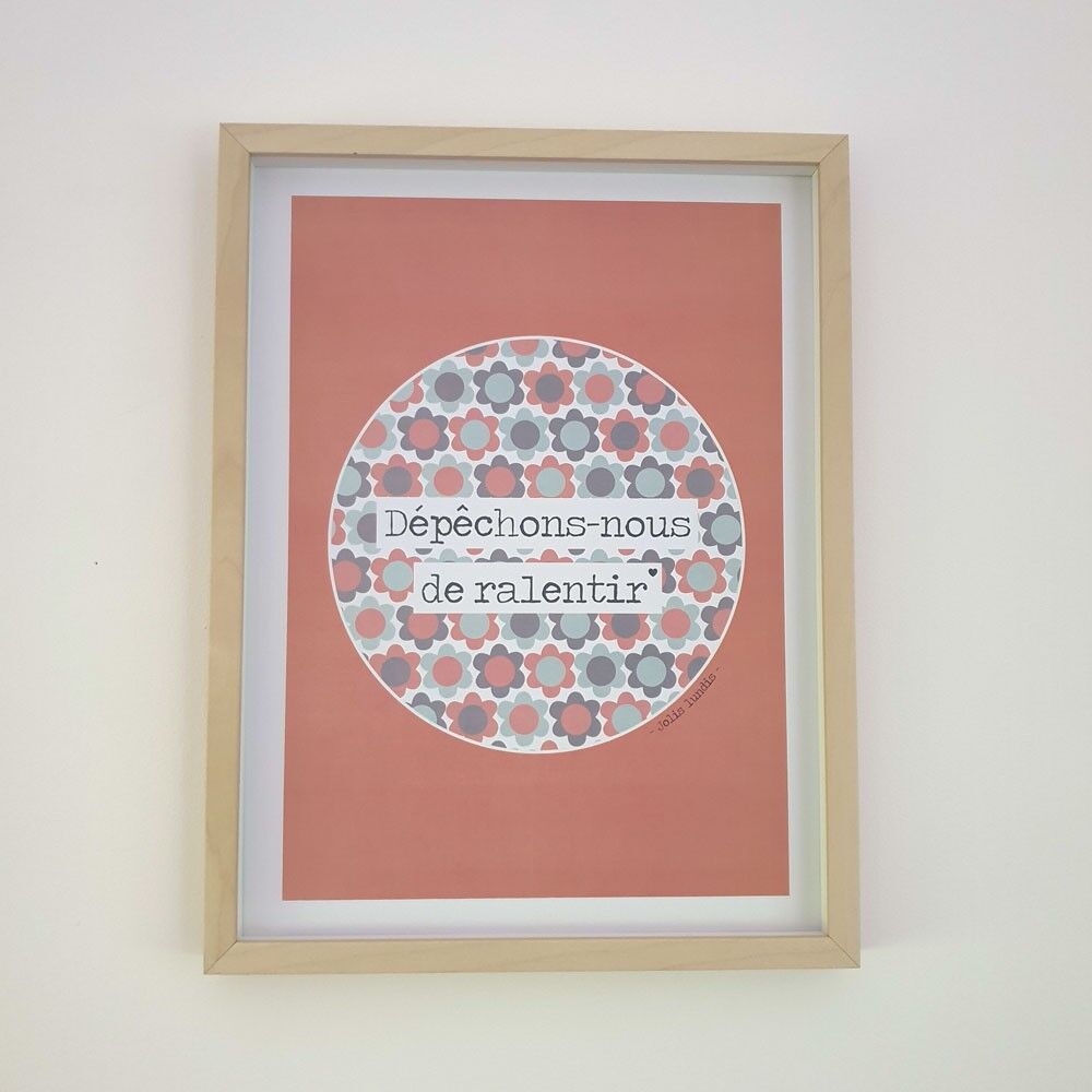 Manifesto "Sbrigati a rallentare".