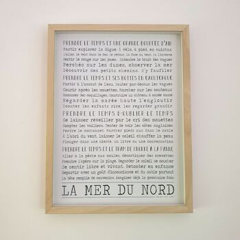 Affiche "Mer du nord" 1