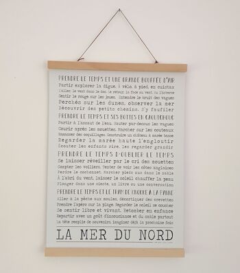 Affiche "Mer du nord" 2