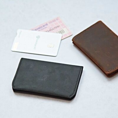 Buffalo Leather Card Wallet