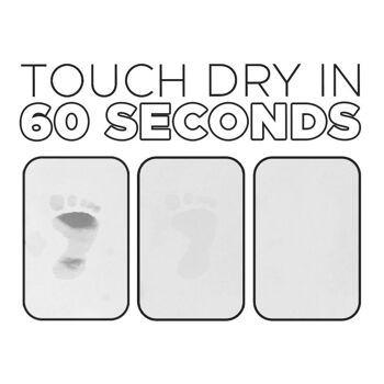 Lavez vos soucis Tapis de bain antidérapant en pierre blanche 5