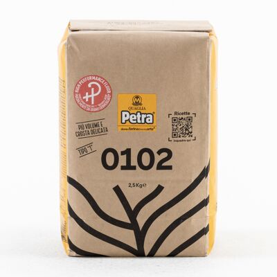 PETRA 0102HP - Farine de type "1" de blé partiellement germé 2,5 Kg