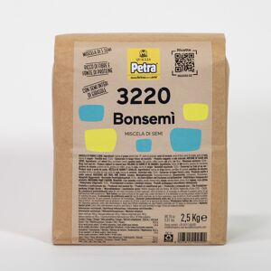 PETRA 3220 Bonsemì - Mélange naturel de farine de blé tendre, graines de tournesol, graines de sésame, graines de lin, graines de millet, grain de soja, farine de seigle 2,5 kg
