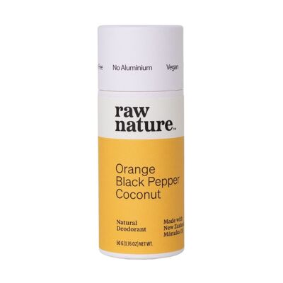 Natural Deodorant - Orange + Black Pepper