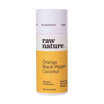 Déodorant Naturel - Orange + Poivre Noir 1