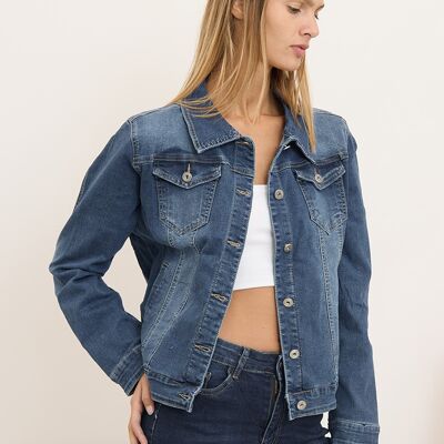 Veste en Jeans "Julienne" - Grande Taille