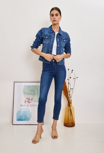 Veste en Jeans Slim - "Estelle" 3