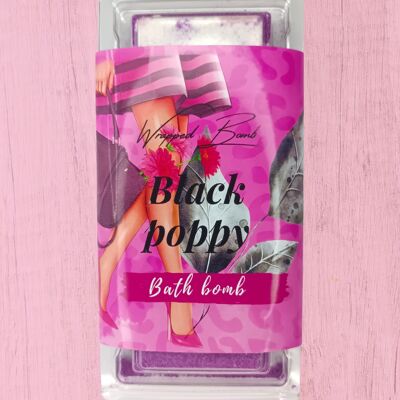 Black poppy Bath Bomb