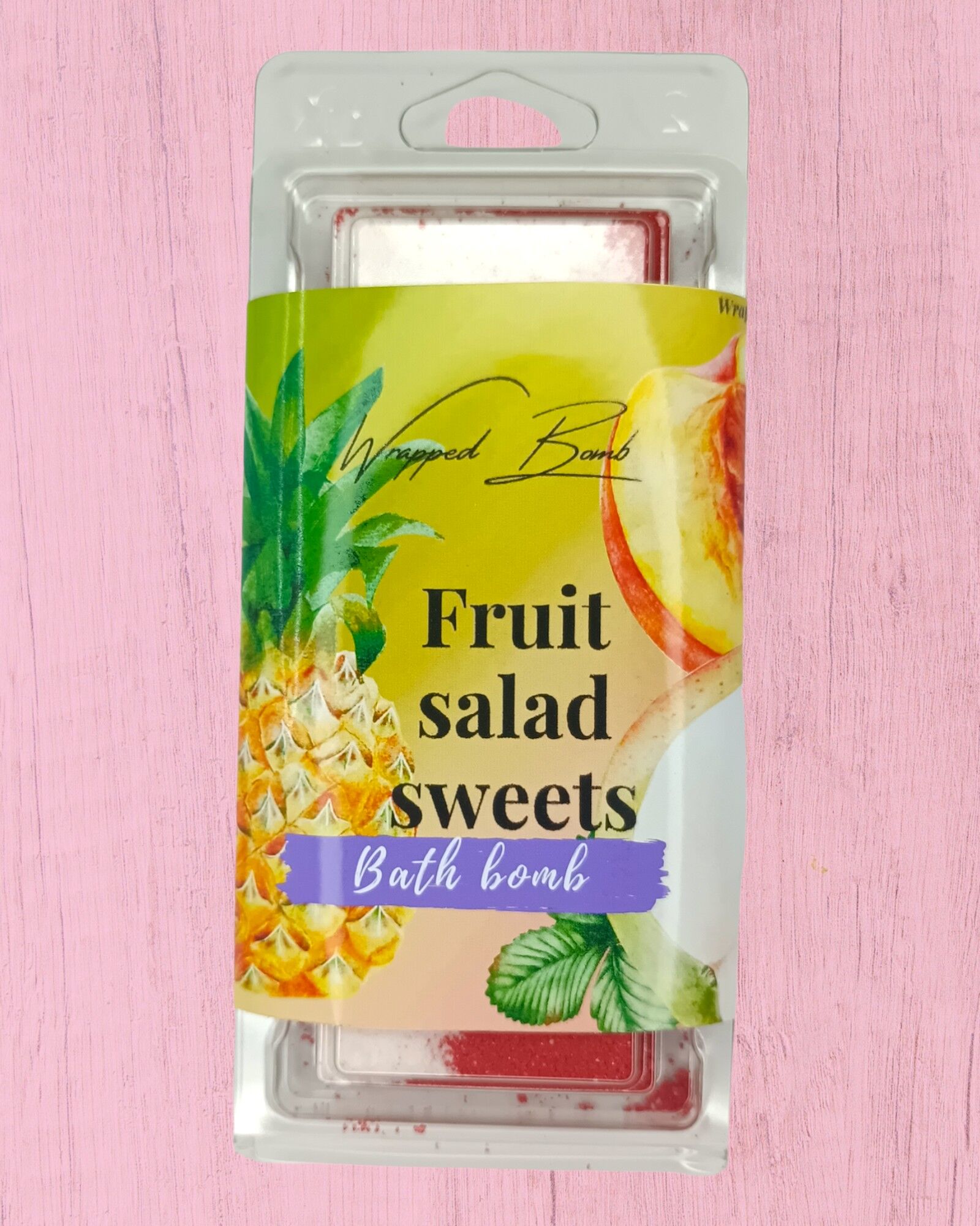 Obstsalat Süßigkeiten Badebombe