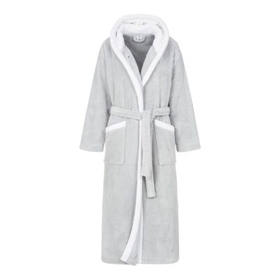 Hooded Bathrobe (Grey)