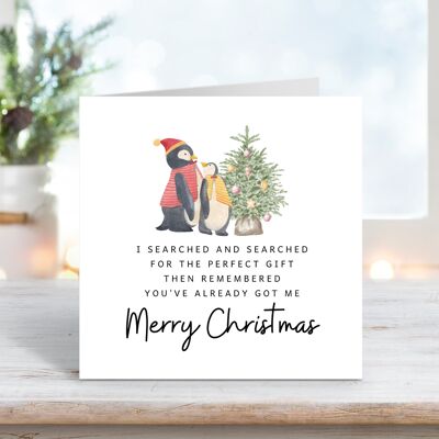 Penguin Quote Christmas Card