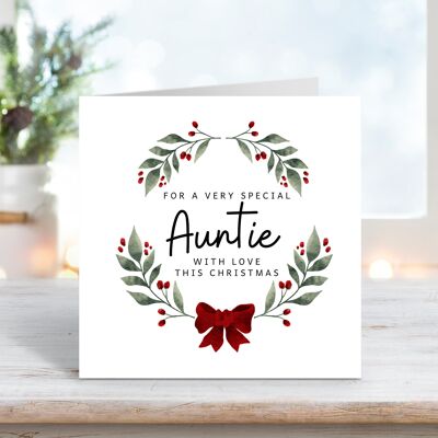Special Auntie Christmas Card