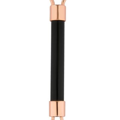 YÙ BEAUTY Obsidian Double Roller Face + Body (black with structure)