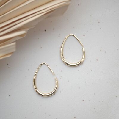 DROP hoop earrings