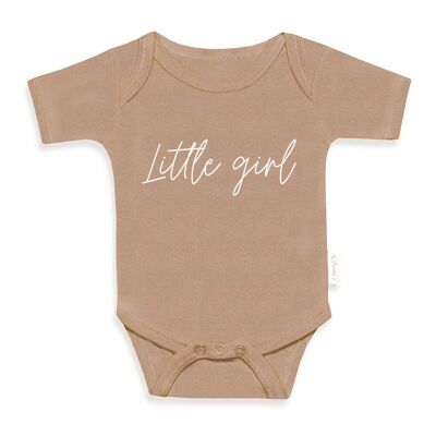 Romper - 'Little girl' - Soft Pink