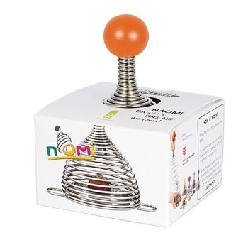 Casse-Noisette "Naomi" Color, boule silicone orange 3
