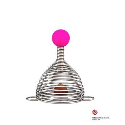 "Naomi" Colore Schiaccianoci, sfera in silicone rosa