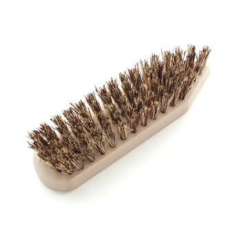 Brosse de ménage pointue en bois 1