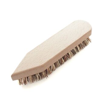 Brosse de ménage pointue en bois 2