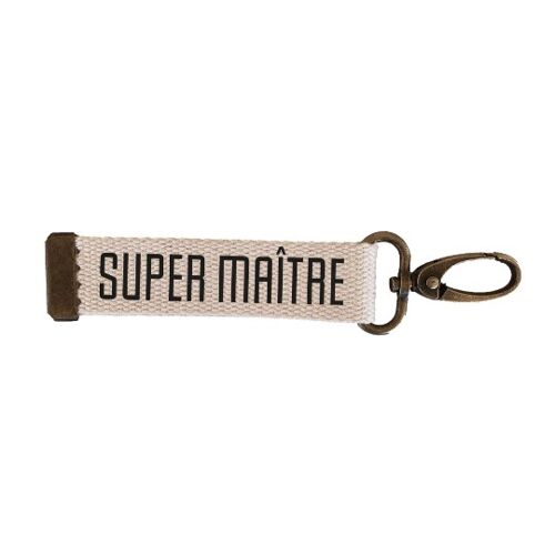 Porte clés sangle Super Maître