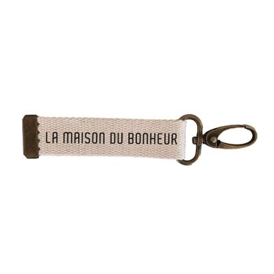 Strap key ring The house of happiness