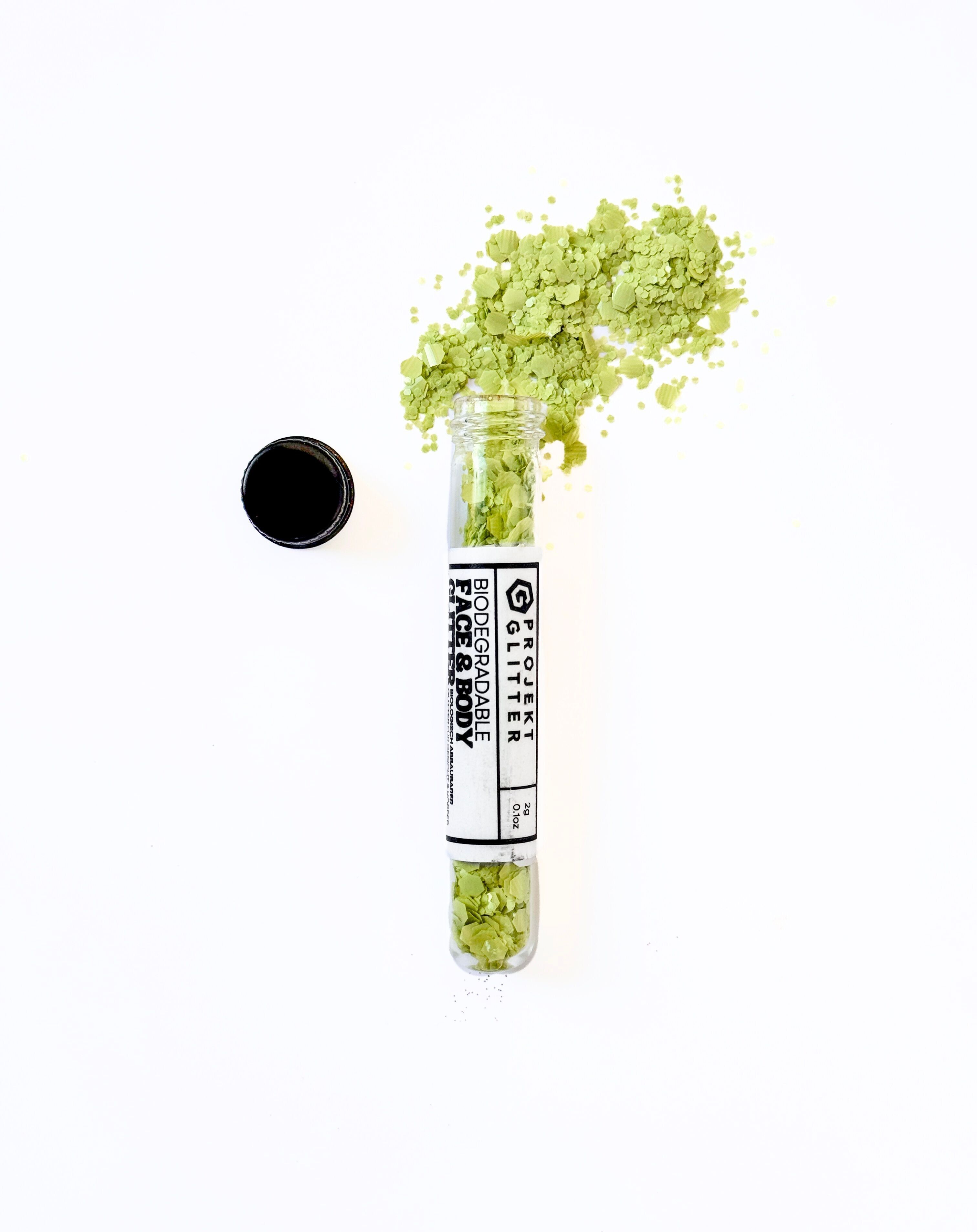 Grober Glitzermix (Matcha)