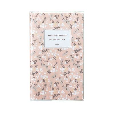 Hightide 2023 Floral Monthly Diary B6
