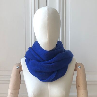 Infinity scarf 100% cashmere 4 threads fluffy knit