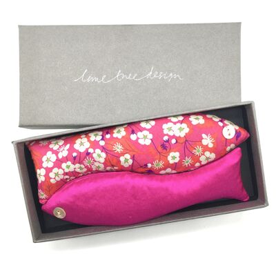 Hot Pink Box of 2 Lavender Fish Made with Liberty Fabric