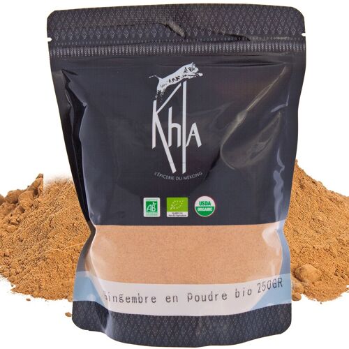 Gingembre biologique en poudre -  Sachet 250g