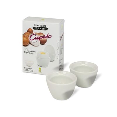 "Cupido" egg cup set of 2, porcelain