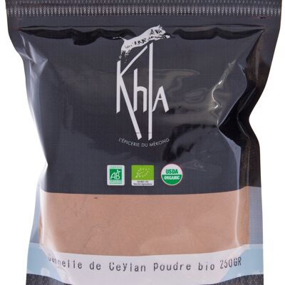 Organic Ceylon Cinnamon Powder - 250g Sachet - VCEY250