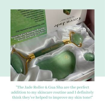 Scilla Rose-The Ultimate Jade Roller & Gua Sha Beauty Set 4