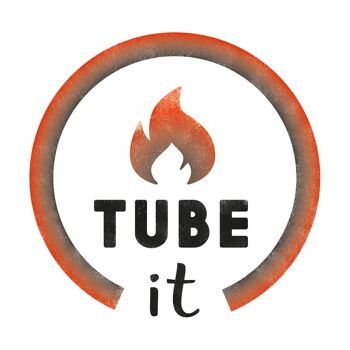 "Tube-it" stick grill pain tube lot de 2, y compris recette pour pâte à levure 4