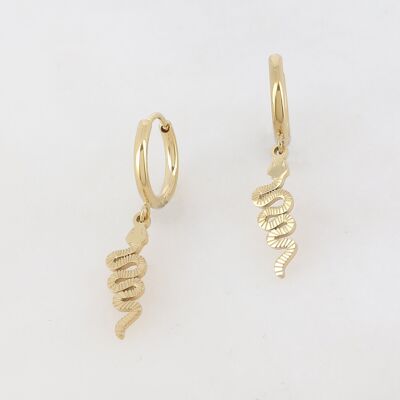 Serpentini Earrings - Gold