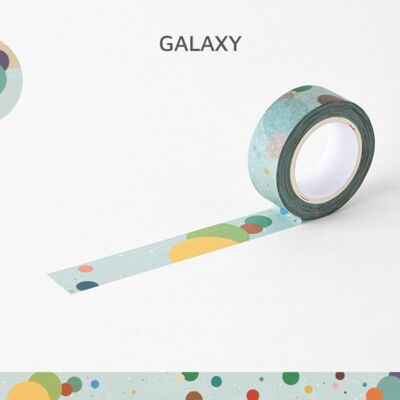 LIVEWORK LIFE & PIECES PAPER TAPE - 15MM - Galaxy