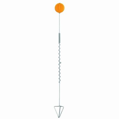 "Quirlix" hand-operated mixing stirrer set of 2, orange plastic handle