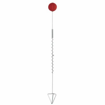 "Quirlix" hand-operated mixing stirrer, set of 2, red plastic handle