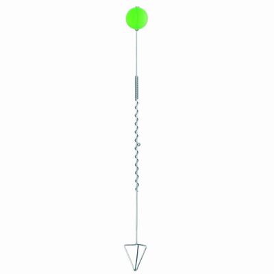 "Quirlix" hand-operated mixing stirrer, set of 2, green plastic handle