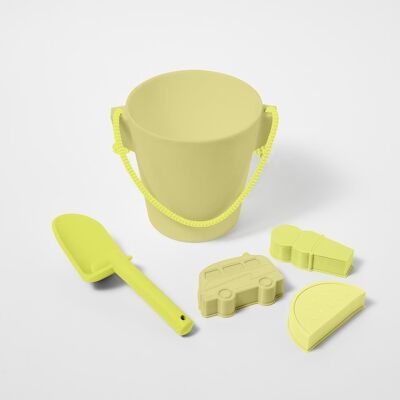 Juego de cubos y palas Sunnylife silicona Amarillo