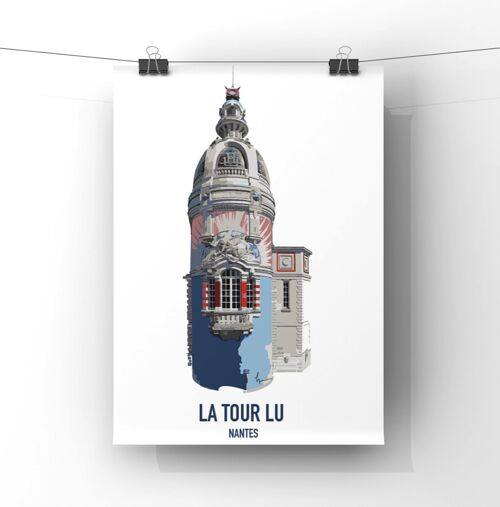 Affiche Nantaise La Tour LU