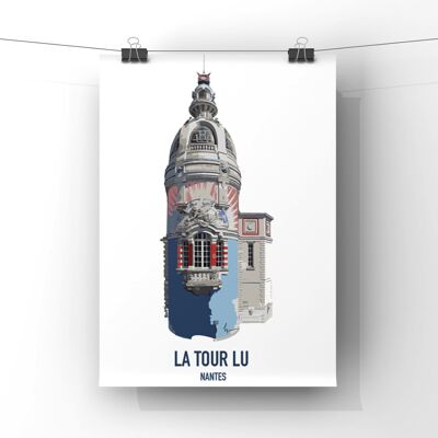 Affiche Nantaise La Tour LU