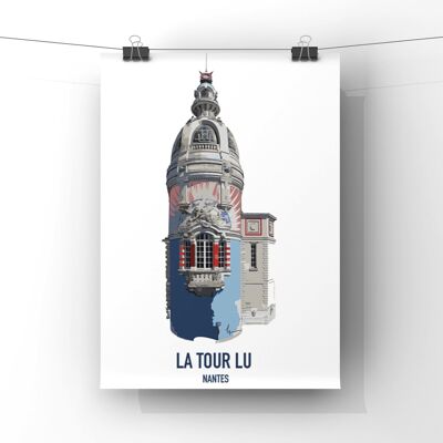 Affiche Nantaise La Tour LU