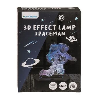 Lumière 3D, astronaute, environ 20 cm, 3