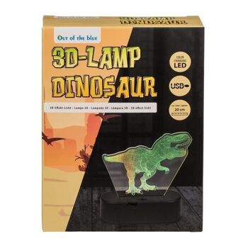 Lumière 3D, T-Rex, environ 20 cm, 2